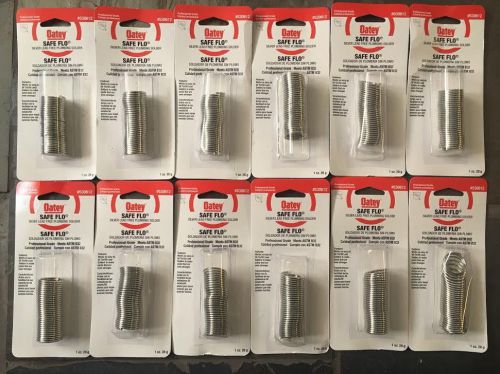 OATEY Safe Flo Silver Lead Free Plumbing Solder 1 oz. #530612 Professional Grade