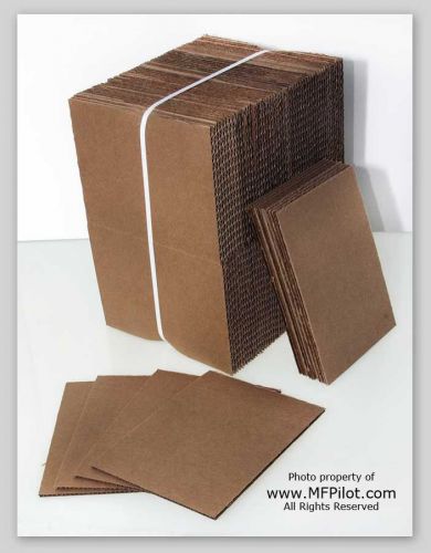 5&#034; x 7&#034; CORRUGATED SHIPPING PADS - 100+ Piece Bundle - NEW - FREE SHIPPING