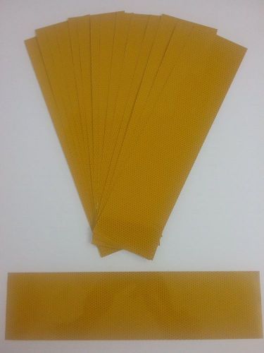 [[YELLOW REFLECTIVE]] Vinyl Tape Strips, 15 Strips approximately 16&#034;L x 4&#034;W