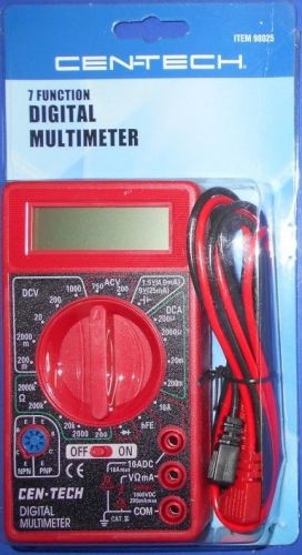 Cen-Tech,digital multimeter, 7 function