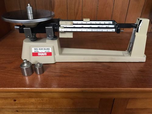 OHAUS TRIPLE BEAM BALANCE SCALE