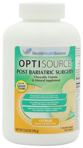 Optisource post bariatric vitamin supplement 11.8 ounce 120 chewable tablets for sale