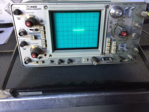 TEKTRONIX 465 OSCILLOSCOPE FOR REPAIR OR PART