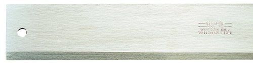 Starrett 386-12 draftsmens steel straight edge with bevel edge, 12&#034; length, for sale