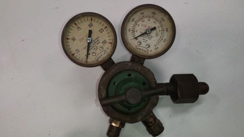 Vintage SMITHS GAS OXYGEN REGULATOR GAUGES OLD Collector steam fitter.