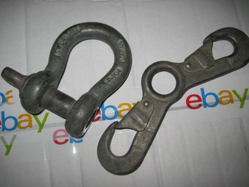 SWL 4 3/4 T 3/4 Clevis Threaded &amp; Spreader Snaphook (Bundle)