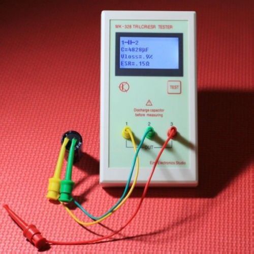 MK-328 Portable Transistor Tester Capacitance Inductance ESR Meter Diode Triode