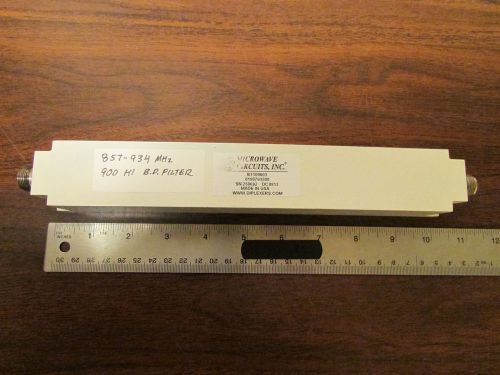 Microwave Circuits Inc. B1109003 857 - 934MHz Bandpass Filter