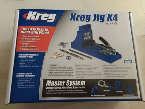 Kreg jig k4 master system brand new for sale