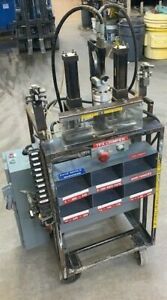 REXROTH POWER UNIT ON WHEELS, PPV2017.5RV-1-1-0-0, 20 GAL TANK, 7.5 HP