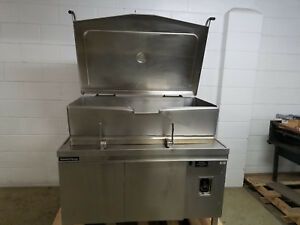 Market Forge 1700 40 Gallon Tilt Braising Skillet Kettle Nat Gas 115 V Tested