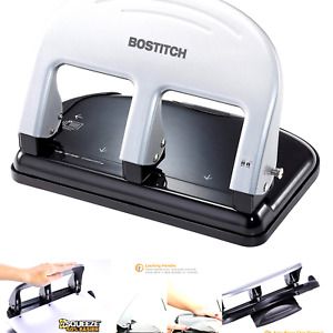 Bostitch Office PaperPro inPRESS 40 Reduced Effort 3-Hole Punch, 40 Sheets, S...