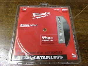 MILWAUKEE 14&#034; diamond blade, metals/stainless