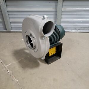 Chicago Blower Co Model 1000 Cast Aluminum Pressure Blower 787CFM 190-460VAC 3ph