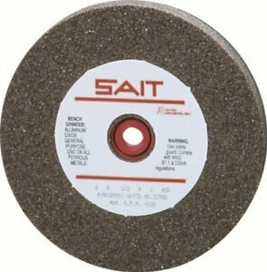 United Abrasives-SAIT 28142 10 by 1 by 1-1/4 GC120 Bench Grinding Wheel Vitri...