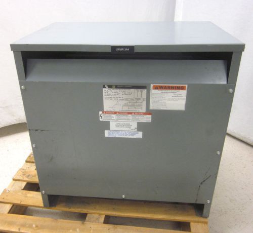 Square d 75 kva 3-ph pri:480 sec:208y/120 transformer 75kva 75t3h for sale