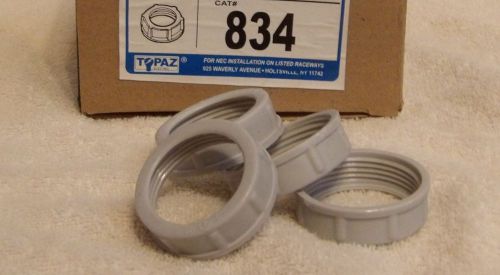 Box of 25 -  1 1/4&#034; insulating plastic bushing by topaz # 834 for sale