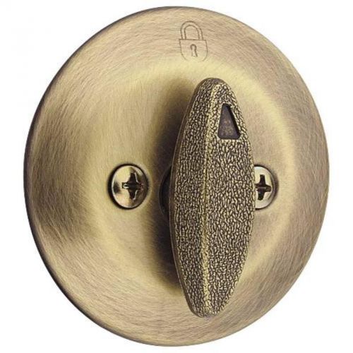 Single Side Deadbolt 2 3/8&#034; Antique Brass 663 5 KWIKSET Passage Locks 663,5