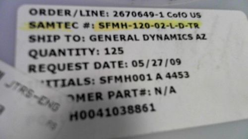 2-pcs header samtec sfmh-120-02-l-d-tr 12002 sfmh12002ldtr for sale