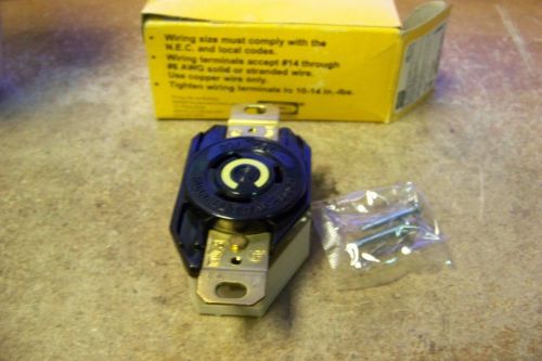 NEW Hubbell HBL2310 NEMA L5-20R Twist Lock Receptacle, Rated 20A, 125V