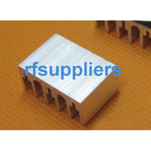 10PCS 15x22x10mm High Quality Aluminum Heat Sink CPU heatsink Router + adhesive