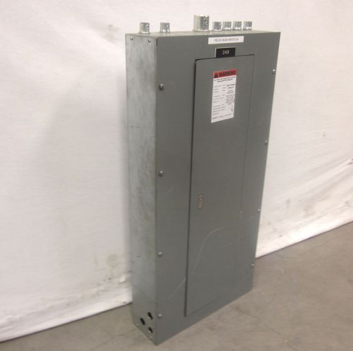 Square d nqod 100a main breaker panelboard enclosure 3-ph 208v 42-slot mhc41s for sale