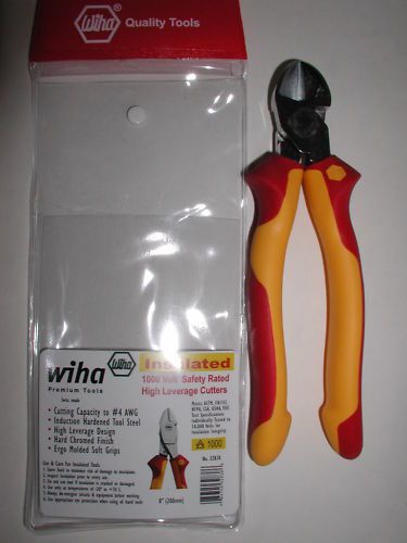 Wiha 5.5&#034; Insulated Diagonal Side Cutters 32830