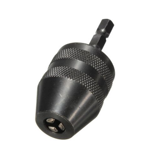 1/4 Keyless Drill Bit Chuck Adapter Converter Hex Shank Power Tool