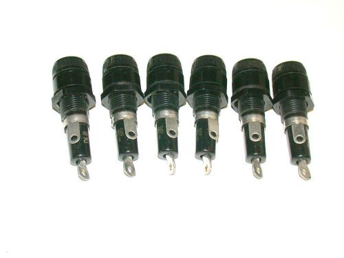 Lot of (6) new cooper bussman panel mount  fuse holder 30 amp model hkp-bb for sale