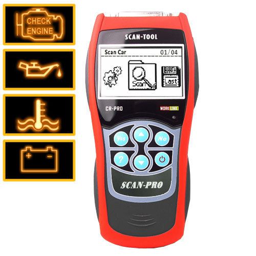 Professional Grade OBD-II + EOBD Code Reader &amp; Scanner