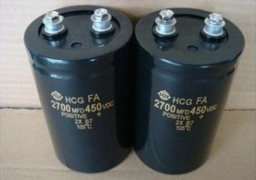 3pcs Electrolytic Capacitor 2700uf 450v 65mmx105mm Free Shipping