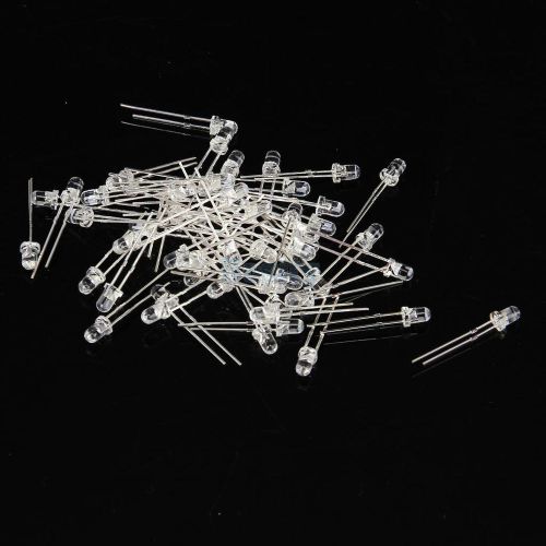 100pcs 3mm Red LED Light Lamp Emitting Diode 800-1000MCD