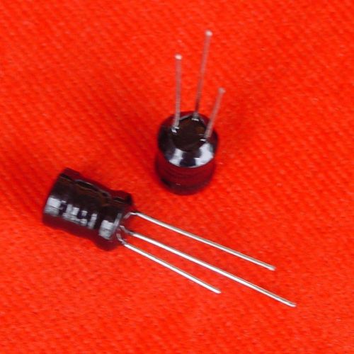 @C 10pcs Inductor Twin Coils 1.3mH + 50mH Round Ferrite Core Choke Coil C03