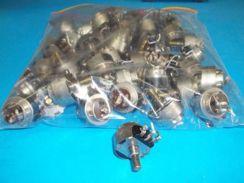 Potentiometer 50 ohms Log, wirewound with switch, Lot 44 piece