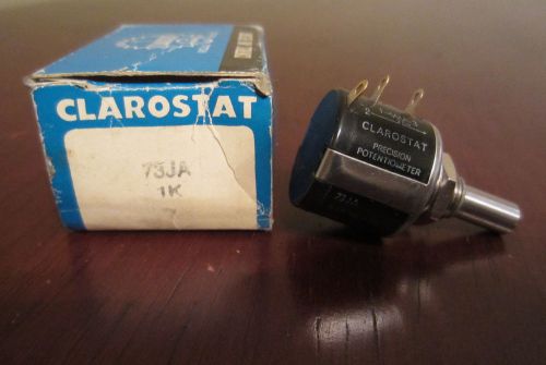 Clarostat 73JA Res 1k Ohm Precision Potentiometer x1