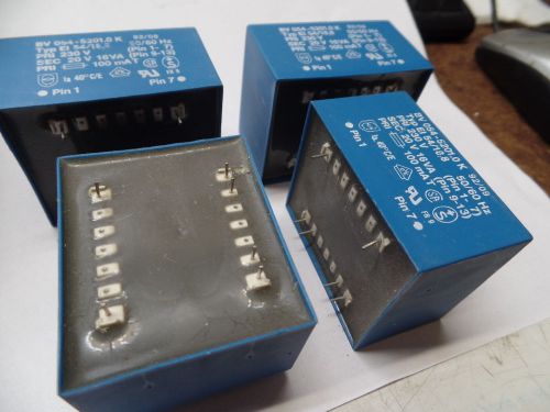 4transformers  pcb mount 230 volt to 20 volt 16va  55x 46 mm for sale