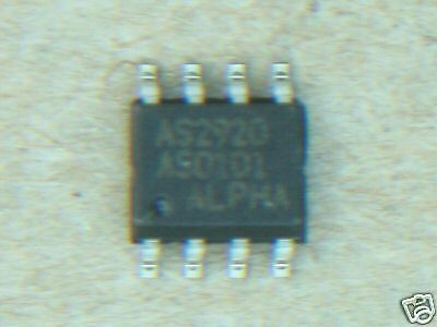 Sipex/alpha 400ma ldo regulator as2920s, new, qty.10 for sale