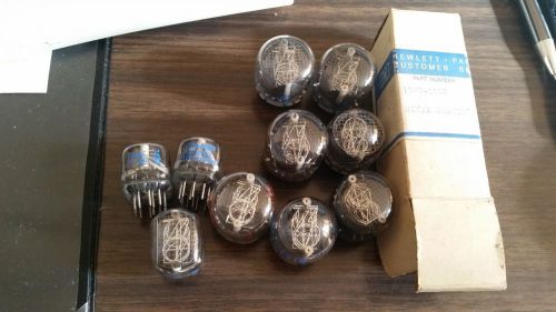 (10) Nixie Tube bundle.  1980&#039;s repair parts bin.  Set of 10.