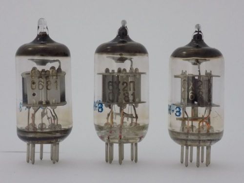 100x 6H2P - Double Diode HF Detector Soviet Vacuum Tube = EAA91 / 6B32 / EB91