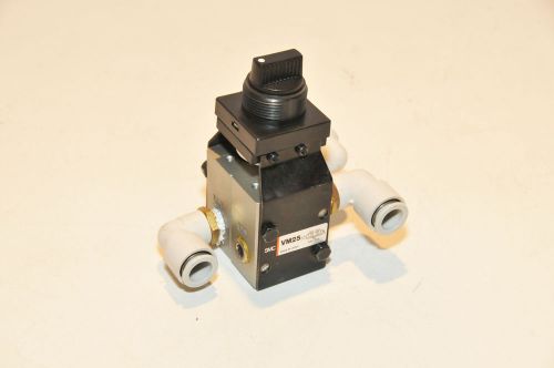 Smc vm25 2-way mechanical pneumatic valve w/ push-lok fittings  $25 for sale