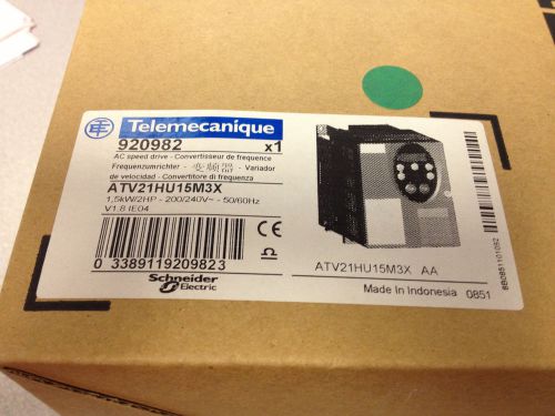 Telemecanique ATV21HU15M3X AC Speed Drive 1.5KW 2HP 200/240VAC 50/60HZ *NEW!!*