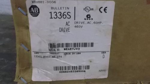 ALLEN BRADLEY 1336S-B060-AE-IT4 AC DRIVE SER.D 60HP *NEW IN BOX*