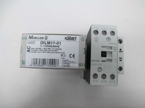 NEW MOELLER DILM17-01 XSTART AC 110V-AC 7.50KW 40A AMP CONTACTOR D353210