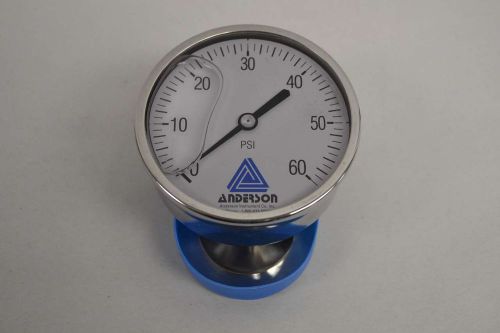 NEW ANDERSON EL069010054111A PRESSURE 0-60PSI GAUGE D351971