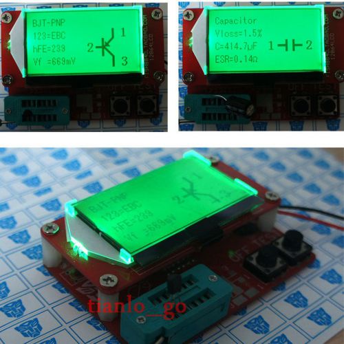 Mega328esr meter lcr lcd transistor tester diode triode capacitance mos pnp/npn for sale