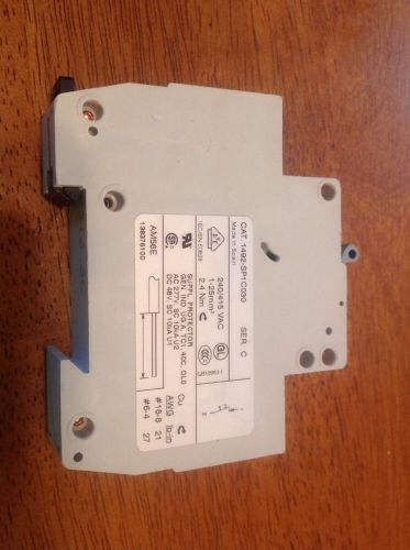 Allen Bradley 1492-SP1C030 1 Pole Mini Circuit Breaker 3amp No Box