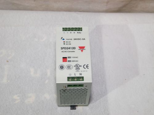 CARLO GAVAZZI SPD241201 SWITCHING POWER SUPPLY 115/230VAC 47-63Hz 24VDC 5A NEW