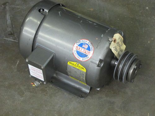 BALDOR M3602 184 FRAME 3/4HP 3/4 HP 208-230/460V 850 RPM 3PH MOTOR