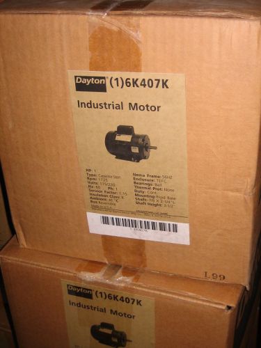 *New*Dayton 1 HP 1725 RPM General  PurposeMotor USA