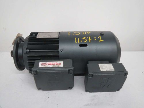 SEW EURODRIVE R60DT904VS 1-1/2HP 266/460V-AC 1740/150RPM 3PH AC MOTOR B395947